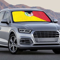 Italy Sicilia Auto Sun Shade Triskeles With Lemons - Wonder Print Shop