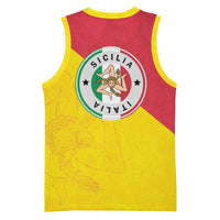 Italy Sicilia Basketball Jersey Triskeles With Lemons - Wonder Print Shop