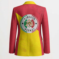 Italy Sicilia Blazer Triskeles With Lemons - Wonder Print Shop