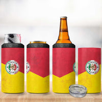 Italy Sicilia 4 in 1 Can Cooler Tumbler Triskeles With Lemons - Wonder Print Shop