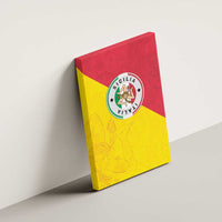 Italy Sicilia Canvas Wall Art Triskeles With Lemons - Wonder Print Shop