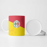 Italy Sicilia Ceramic Mug Triskeles With Lemons - Wonder Print Shop