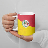 Italy Sicilia Ceramic Mug Triskeles With Lemons - Wonder Print Shop