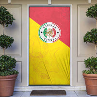 Italy Sicilia Door Cover Triskeles With Lemons - Wonder Print Shop
