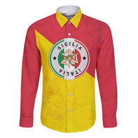 Italy Sicilia Family Matching Puletasi and Hawaiian Shirt Triskeles With Lemons - Wonder Print Shop