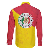 Italy Sicilia Family Matching Short Sleeve Bodycon Dress and Hawaiian Shirt Triskeles With Lemons - Wonder Print Shop