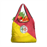 Italy Sicilia Grocery Bag Triskeles With Lemons - Wonder Print Shop