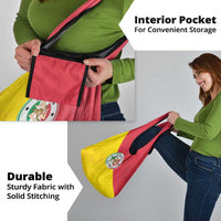 Italy Sicilia Grocery Bag Triskeles With Lemons - Wonder Print Shop