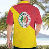 Italy Sicilia Hawaiian Shirt Triskeles With Lemons - Wonder Print Shop