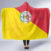 Italy Sicilia Hooded Blanket Triskeles With Lemons - Wonder Print Shop