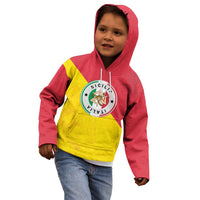 Italy Sicilia Kid Hoodie Triskeles With Lemons - Wonder Print Shop