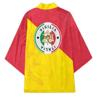 Italy Sicilia Kimono Triskeles With Lemons - Wonder Print Shop