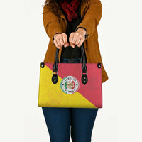 Italy Sicilia Leather Bag Triskeles With Lemons - Wonder Print Shop