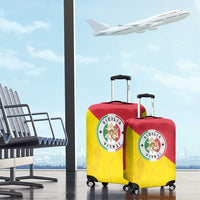 Italy Sicilia Luggage Cover Triskeles With Lemons - Wonder Print Shop