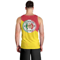 Italy Sicilia Men Tank Top Triskeles With Lemons - Wonder Print Shop