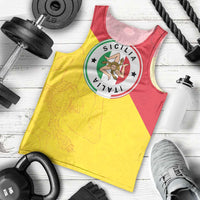 Italy Sicilia Men Tank Top Triskeles With Lemons - Wonder Print Shop