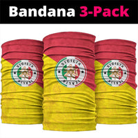 Italy Sicilia Neck Gaiter Triskeles With Lemons - Wonder Print Shop