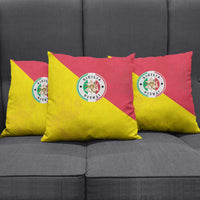 Italy Sicilia Pillow Cover Triskeles With Lemons - Wonder Print Shop