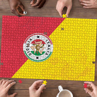 Italy Sicilia Puzzle Triskeles With Lemons - Wonder Print Shop