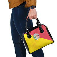 Italy Sicilia Shoulder Handbag Triskeles With Lemons - Wonder Print Shop