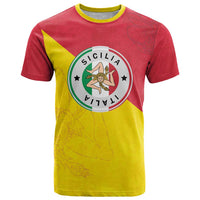 Italy Sicilia T Shirt Triskeles With Lemons - Wonder Print Shop