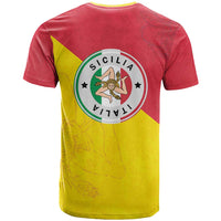 Italy Sicilia T Shirt Triskeles With Lemons - Wonder Print Shop