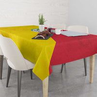 Italy Sicilia Tablecloth Triskeles With Lemons - Wonder Print Shop