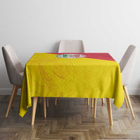 Italy Sicilia Tablecloth Triskeles With Lemons - Wonder Print Shop
