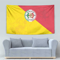 Italy Sicilia Tapestry Triskeles With Lemons - Wonder Print Shop