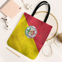 Italy Sicilia Tote Bag Triskeles With Lemons - Wonder Print Shop