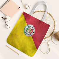 Italy Sicilia Tote Bag Triskeles With Lemons - Wonder Print Shop