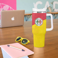 Italy Sicilia Tumbler With Handle Triskeles With Lemons - Wonder Print Shop