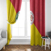 Italy Sicilia Window Curtain Triskeles With Lemons - Wonder Print Shop
