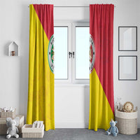 Italy Sicilia Window Curtain Triskeles With Lemons - Wonder Print Shop