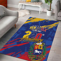 Venezuela Flag Day Area Rug 220th Anniversary Heritage Pride