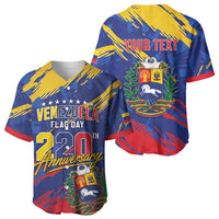 Personalized Venezuela Flag Day Baseball Jersey 220th Anniversary Heritage Pride