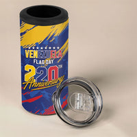 Personalized Venezuela Flag Day 4 in 1 Can Cooler Tumbler 220th Anniversary Heritage Pride