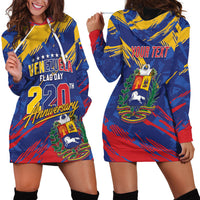 Personalized Venezuela Flag Day Hoodie Dress 220th Anniversary Heritage Pride