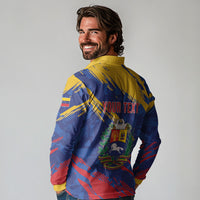 Personalized Venezuela Flag Day Long Sleeve Polo Shirt 220th Anniversary Heritage Pride