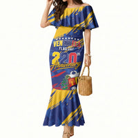 Personalized Venezuela Flag Day Mermaid Dress 220th Anniversary Heritage Pride