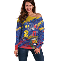 Personalized Venezuela Flag Day Off Shoulder Sweater 220th Anniversary Heritage Pride