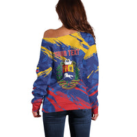 Personalized Venezuela Flag Day Off Shoulder Sweater 220th Anniversary Heritage Pride