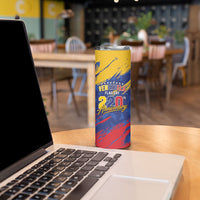 Personalized Venezuela Flag Day Skinny Tumbler 220th Anniversary Heritage Pride