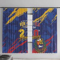Venezuela Flag Day Window Curtain 220th Anniversary Heritage Pride