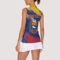 Personalized Venezuela Flag Day Women Sleeveless Polo Shirt 220th Anniversary Heritage Pride