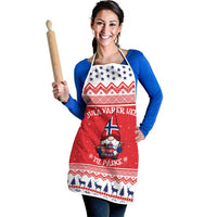Norway Christmas Apron Lovely Nordic Gnome - Wonder Print Shop