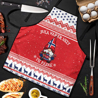 Norway Christmas Apron Lovely Nordic Gnome - Wonder Print Shop