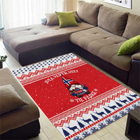 Norway Christmas Area Rug Lovely Nordic Gnome - Wonder Print Shop