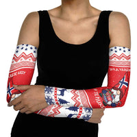 Norway Christmas Arm Sleeves Lovely Nordic Gnome - Wonder Print Shop