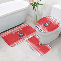 Norway Christmas Bathroom Set Lovely Nordic Gnome - Wonder Print Shop